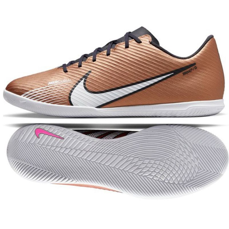 Kopačky Nike Mercurial Vapor 15 Club Qatar Ic M DR5951 810 zlatavě hnědá zlatý