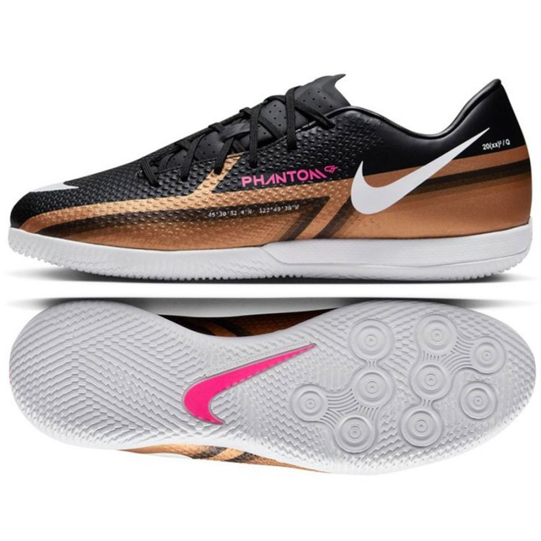 Kopačky Nike Phantom GT2 Qatar Academy Ic M DR5963 810 černé zlato černá