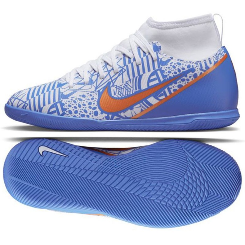 Kopačky Nike Mercurial Superfly 9 Club CR7 Ic Jr DQ5327 182 modrý modrý