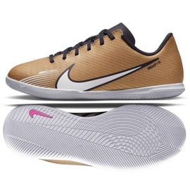 Kopačky Nike Mercurial Vapor 15 Club Qatar Ic Jr DR6051 810 zlatohnědá zlatý