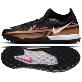 Kopačky Nike Phantom GT2 Academy Qatar Dynamic Fit Tf M DR5966 810 hnědá, černá černý