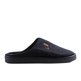 Černé pánské pantofle Presse černá