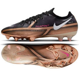 Kopačky Nike Phantom GT2 Elite Qatar Fg M DR5954 810 hnědá, černá béžové a hnědé