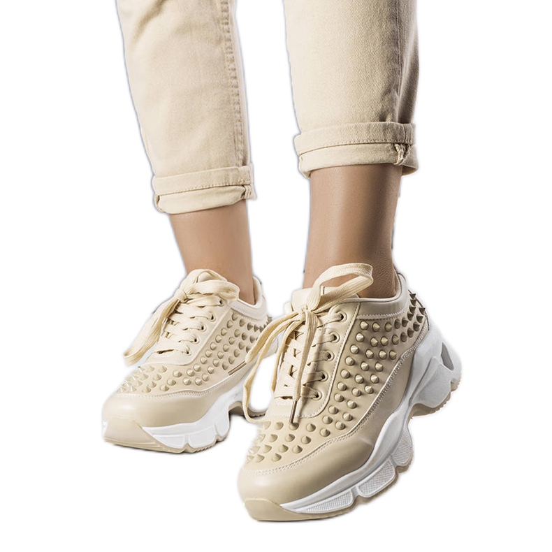 BM Dámské béžové tenisky Suzeta béžový