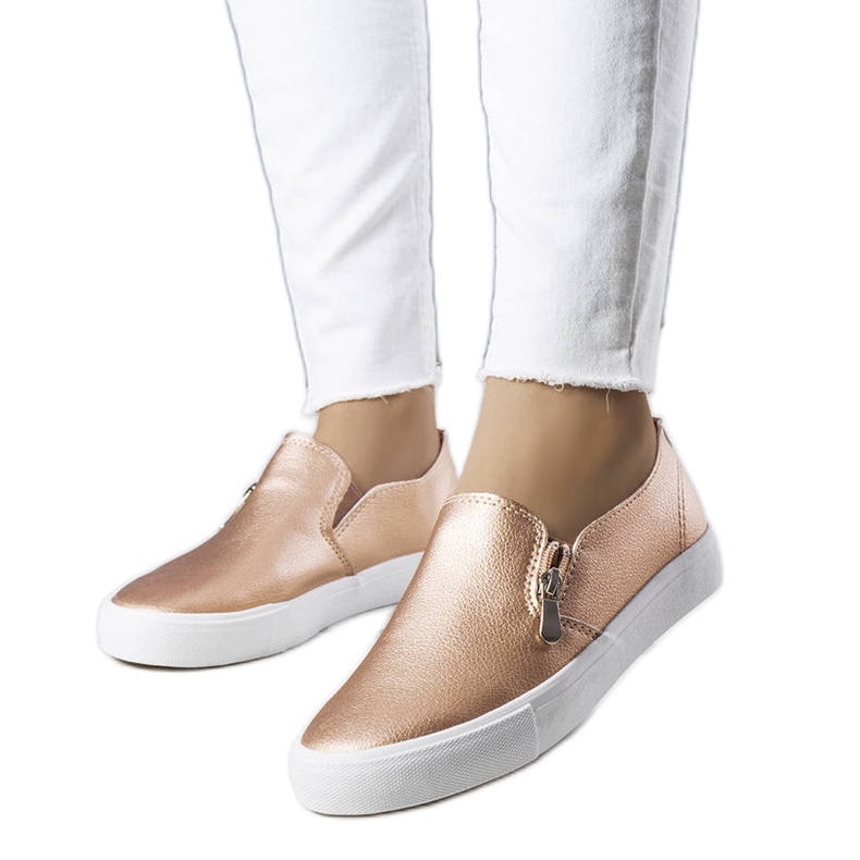 Zlaté tenisky Denain z ekokůže zlatý Zlaté tenisky Denain z ekokůže zlatý