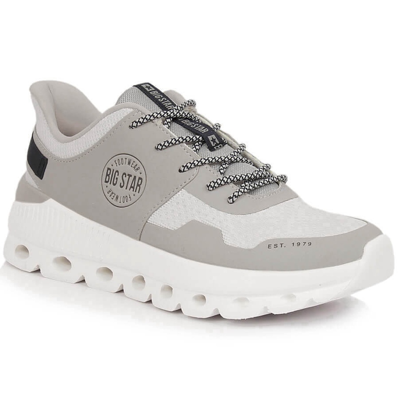 Pohodlná dámská sportovní obuv na platformě Big Star LL174138 béžový