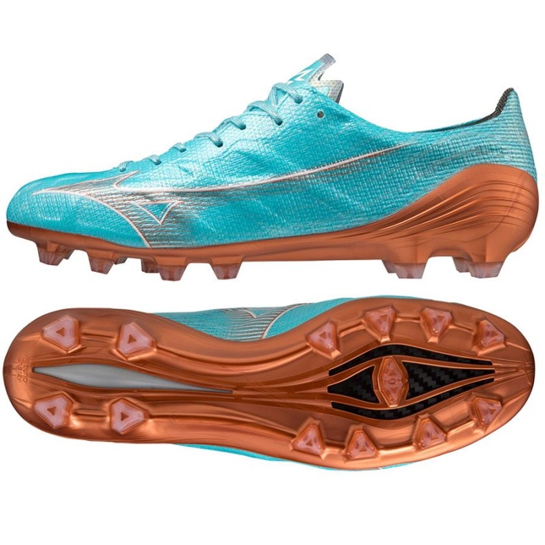 Kopačky Mizuno Morelia Alpha Japan Md M P1GA236025 modrý modrý