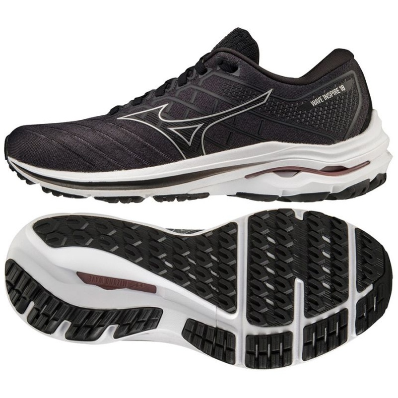 Běžecké boty Mizuno Wave Inspire 18 W J1GD224404 černá