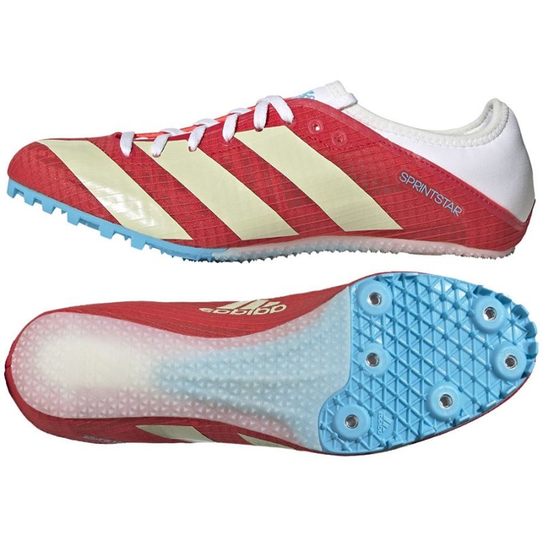Spike boty adidas Sprintstar GY3537 červené