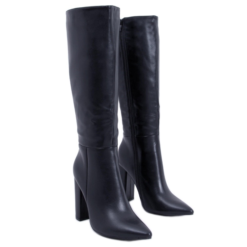 PA1 Klasické vysoké podpatky Tiffany Black černá