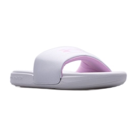 Pevné skluzavky Under Armour Ansa W 3023772-102 bílý Pevné skluzavky Under Armour Ansa W 3023772-102 bílý