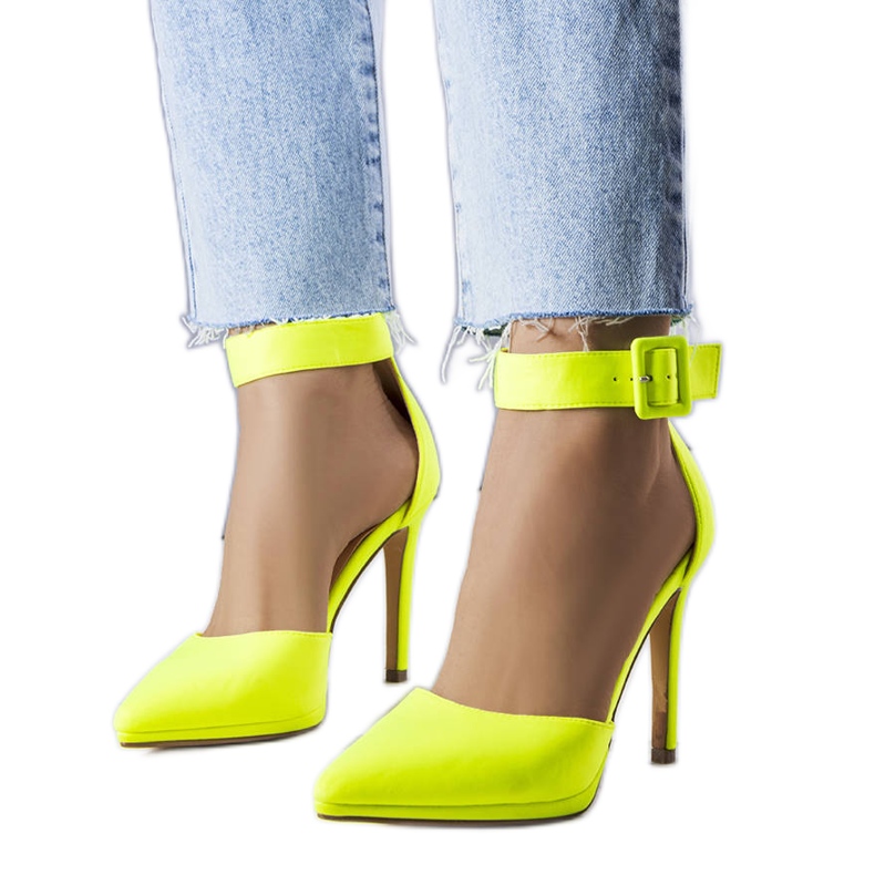 PA1 Žluté neonové lodičky od Gerardo žlutá