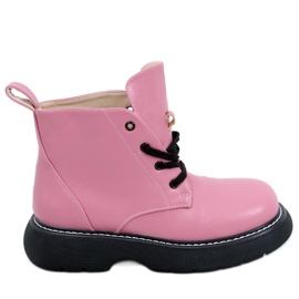 BM Martensiaki boty Gaia Pink růžový BM Martensiaki boty Gaia Pink růžový
