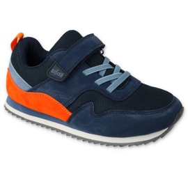 Dětské boty Befado 516X219 námořnická modř pomerančový