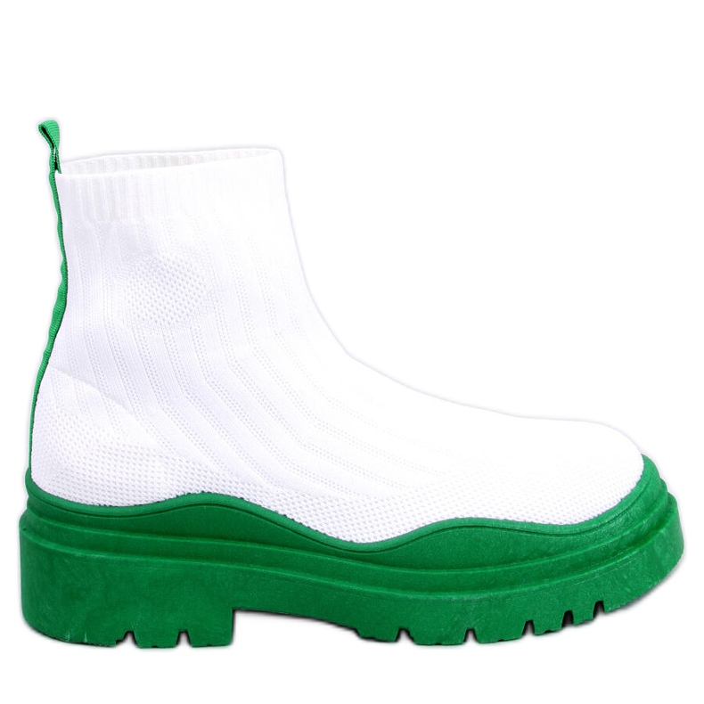 Elastické kotníkové boty Withers WHITE/GREEN bílý