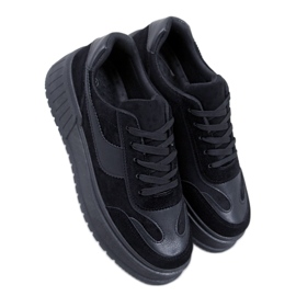 BM Tenisky na platformě Kirby Black černý