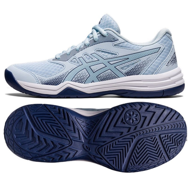 Volejbalové boty Asics Upcourt 5 W 1072A088 401 modrý modrý