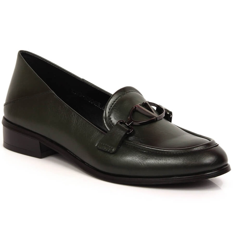 Dámské zelené boty na nízkém podpatku Vinceza 10904 zelená