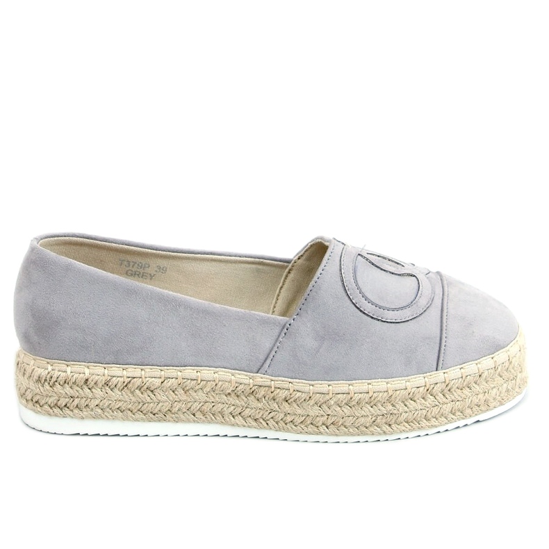 Chanelkikikiki Wela Grey espadrilky šedá