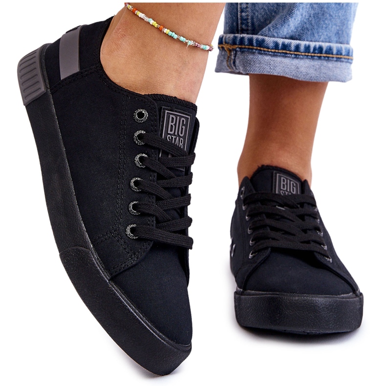Dámské nízké tenisky Big Star LL274038 Black černá