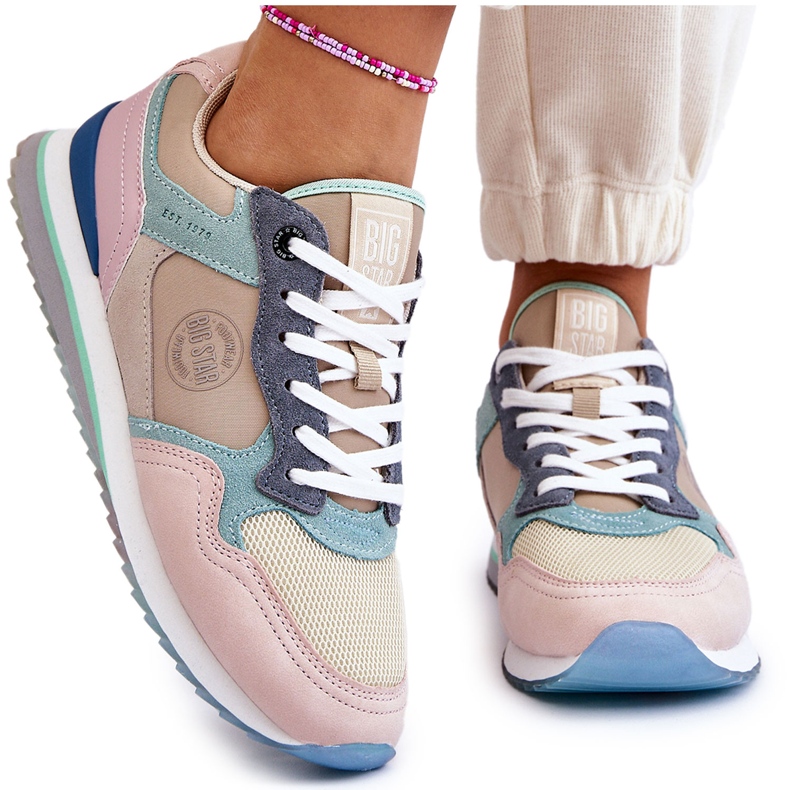 Dámská sportovní obuv Memory Foam System Big Star LL274347 Vícebarevná vícebarevný