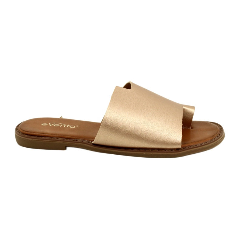 Zlaté pantofle Evento 22SD35-4586 Gold zlatý Zlaté pantofle Evento 22SD35-4586 Gold zlatý