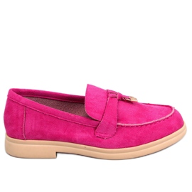 PA1 Semišové mokasíny od Ottavia Fuchsia růžový