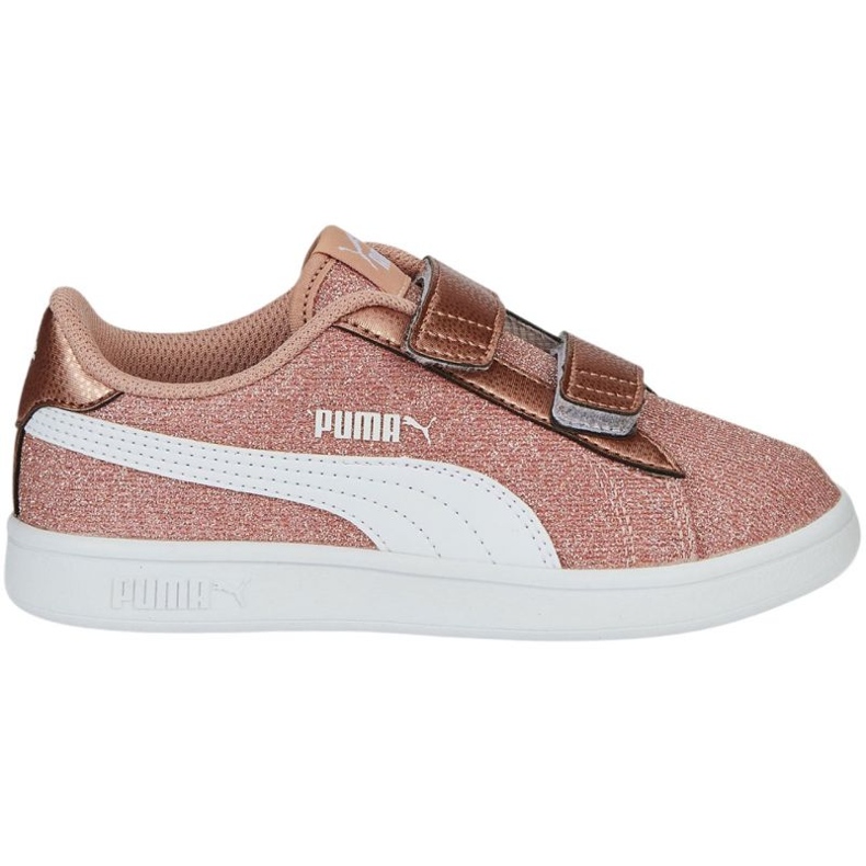 Boty Puma Smash v2 Glitz Glam V Ps 367378 29 béžový