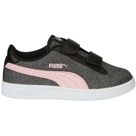 Boty Puma Smash v2 Glitz Glam V Ps Jr 367378 30 černý