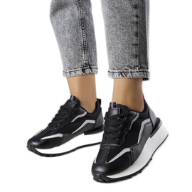 Černé tenisky na platformě Ada černý