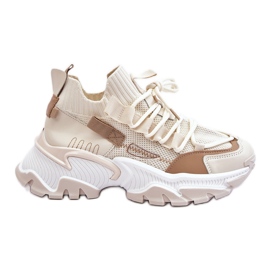 Dámské ponožkové tenisky Béžová Keaton béžový