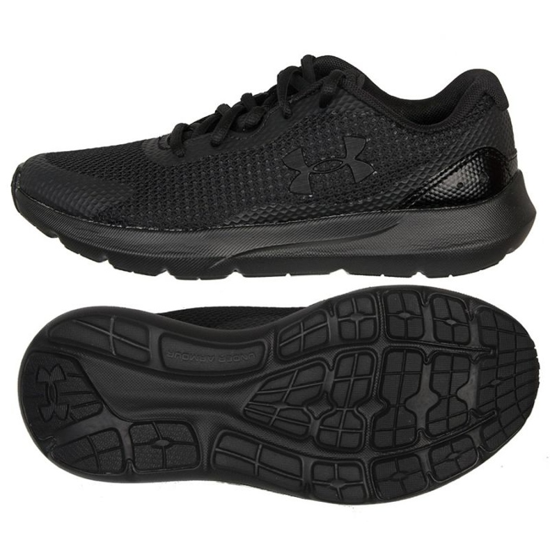 Běžecké boty Under Armour Bgs Surge 3 Jr. 3024989 002 černá Běžecké boty Under Armour Bgs Surge 3 Jr. 3024989 002 černá
