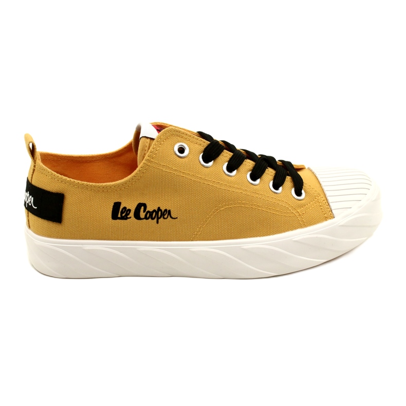 Tenisky na platformě Lee Cooper LCW-23-44-1649L žluté žlutá