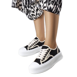 PA1 Černé tenisky na platformě od Connie černá