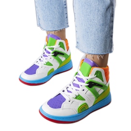 Zelené tenisky od Marjorie bílý Zelené tenisky od Marjorie bílý