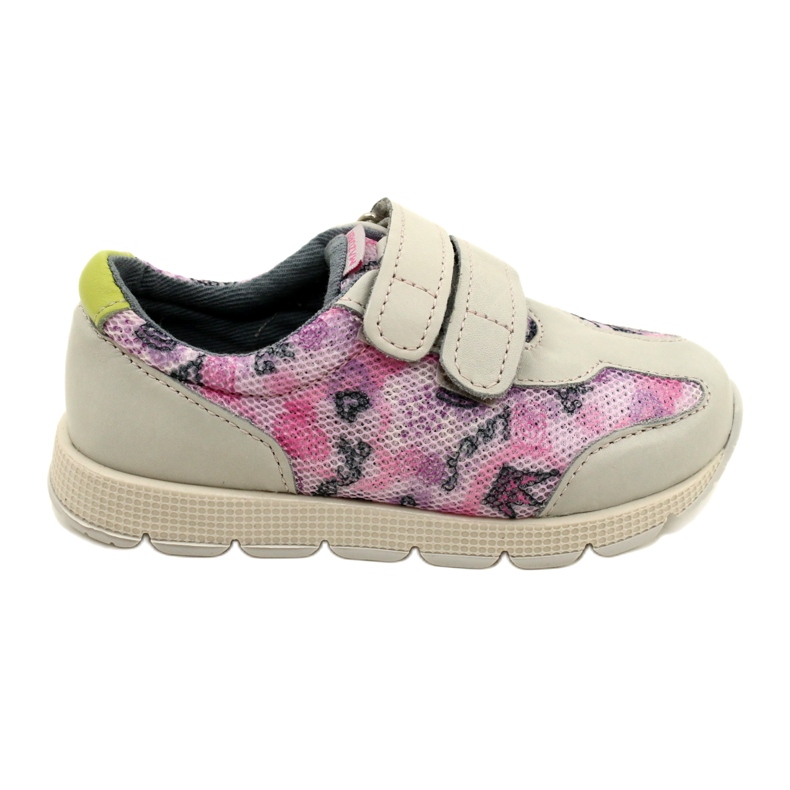 Kožená obuv pro volný čas na suchý zip Mazurek AirWalk Sport fialový