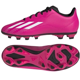 Boty adidas X Speedportal.4 FxG Jr GZ2455 fialový růže a fialové