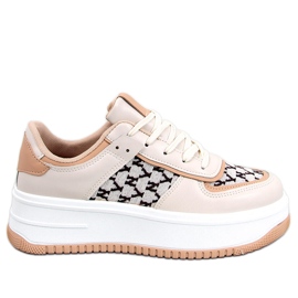 BM Dámské tenisky Duval Beige béžový BM Dámské tenisky Duval Beige béžový