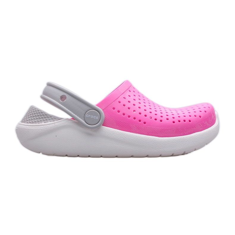 Dřeváky CROCS Literide Clog Kids 205964-6QR růžový Dřeváky CROCS Literide Clog Kids 205964-6QR růžový
