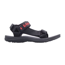 Pánské sandály Lee Cooper LCW-22-34-0945M černý červený