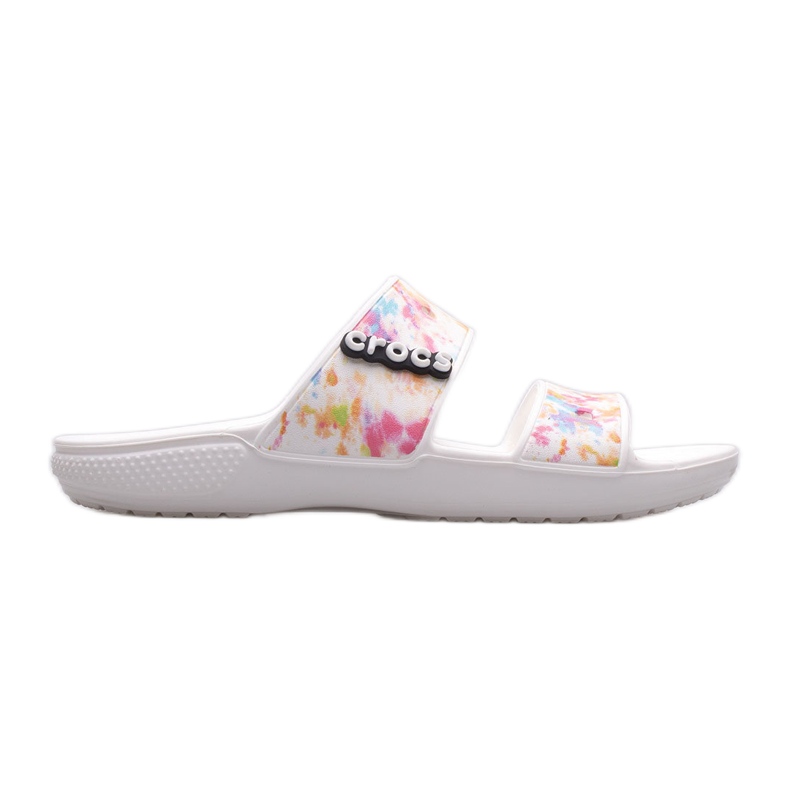 Dámské pantofle CROCS Classic Tie Dye Graphic 207283-928 bílý vícebarevný