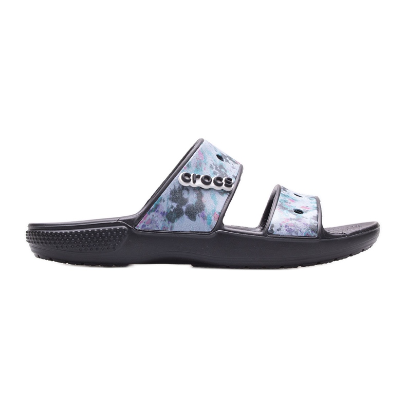 Dámské pantofle CROCS Classic Tie Dye Graphic 207283-988 černá vícebarevný
