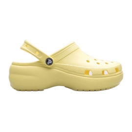 Dámské dřeváky Crocs Classic Platform Clog 206750-7HD žlutá Dámské dřeváky Crocs Classic Platform Clog 206750-7HD žlutá
