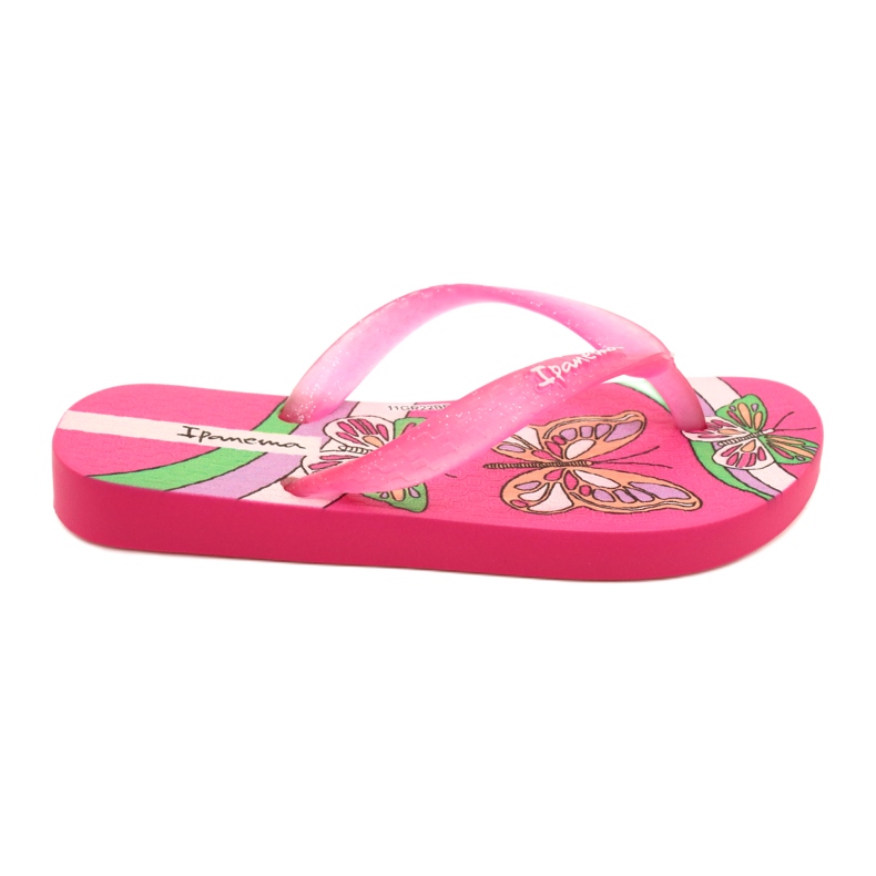Flip -flops s dívkou Ipanema 83348 AI747 Gliter Pink růžový