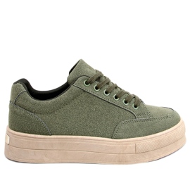 BM Rhonda Green tenisky na platformě zelený