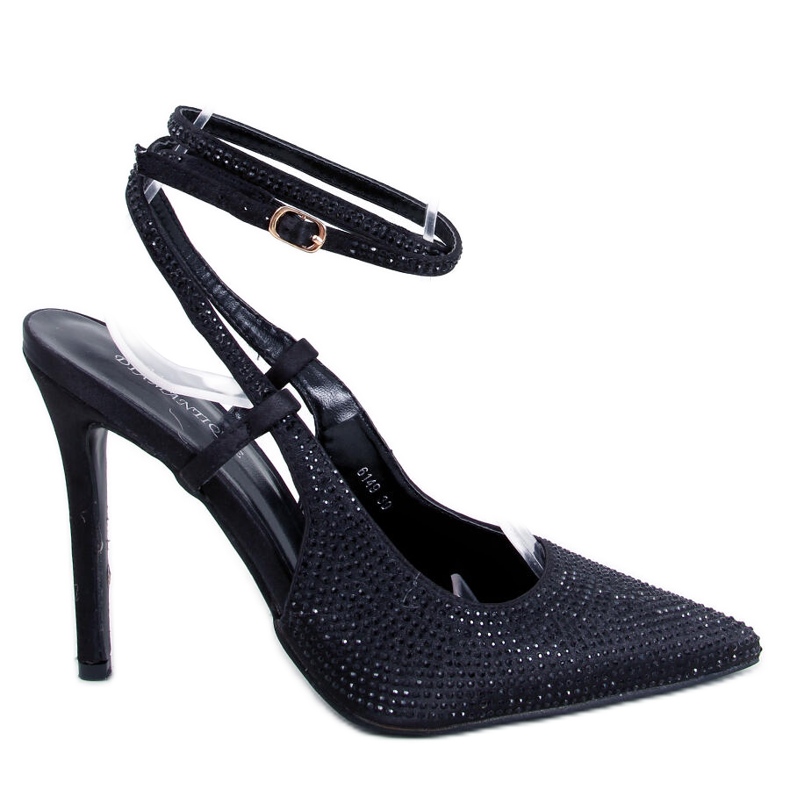 BM Odznaky svázané kamínky Bonnie Black černá