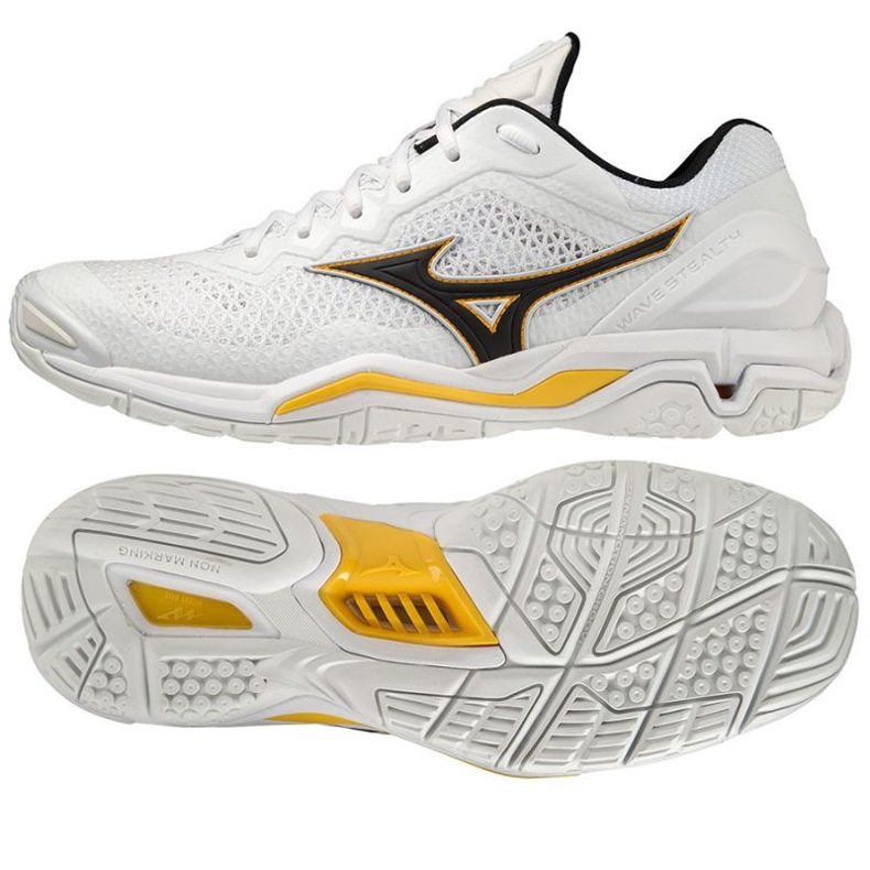 Házenkářské boty Mizuno Wave Stealth VM X1GA180013 bílý bílý