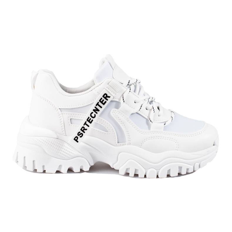 Seastar Bílé dámské tenisky Shelovet se silnou podrážkou bílý