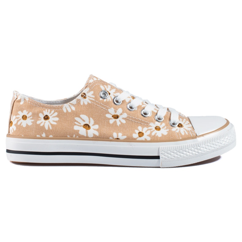 Dámské béžové květované tenisky Shelovet béžový