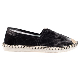 Dámské espadrilky Shelovet černé černá Dámské espadrilky Shelovet černé černá